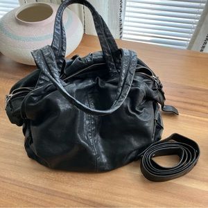 Vic Matie Shoulder Leather Bag